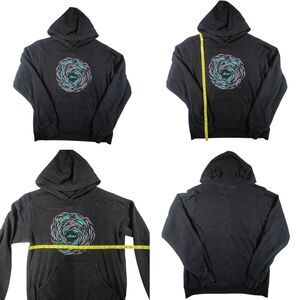 The Chosen Fish School Graphic Mens Medium Pullover Hoodie Sweatshirt Black